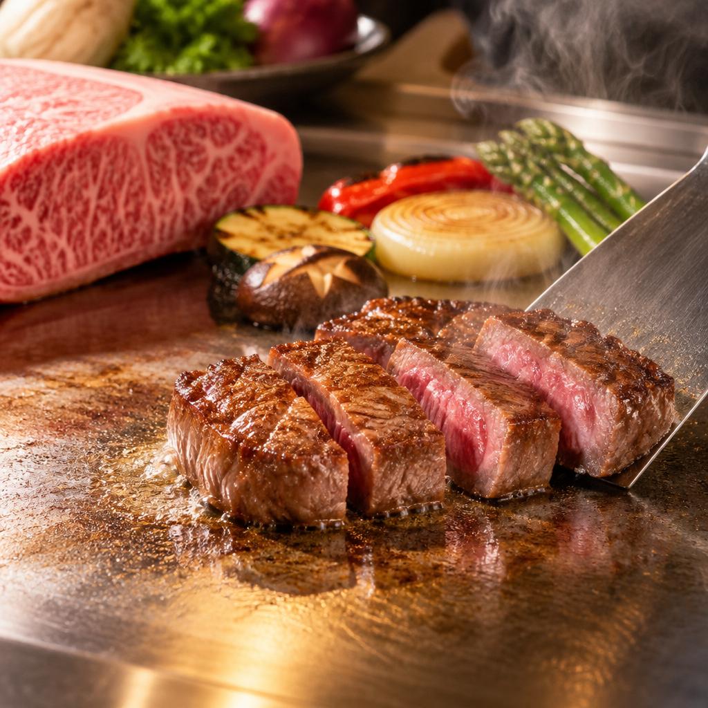 旨みを引き出す職人技。A4ランク黒毛和牛の贅沢な味わい