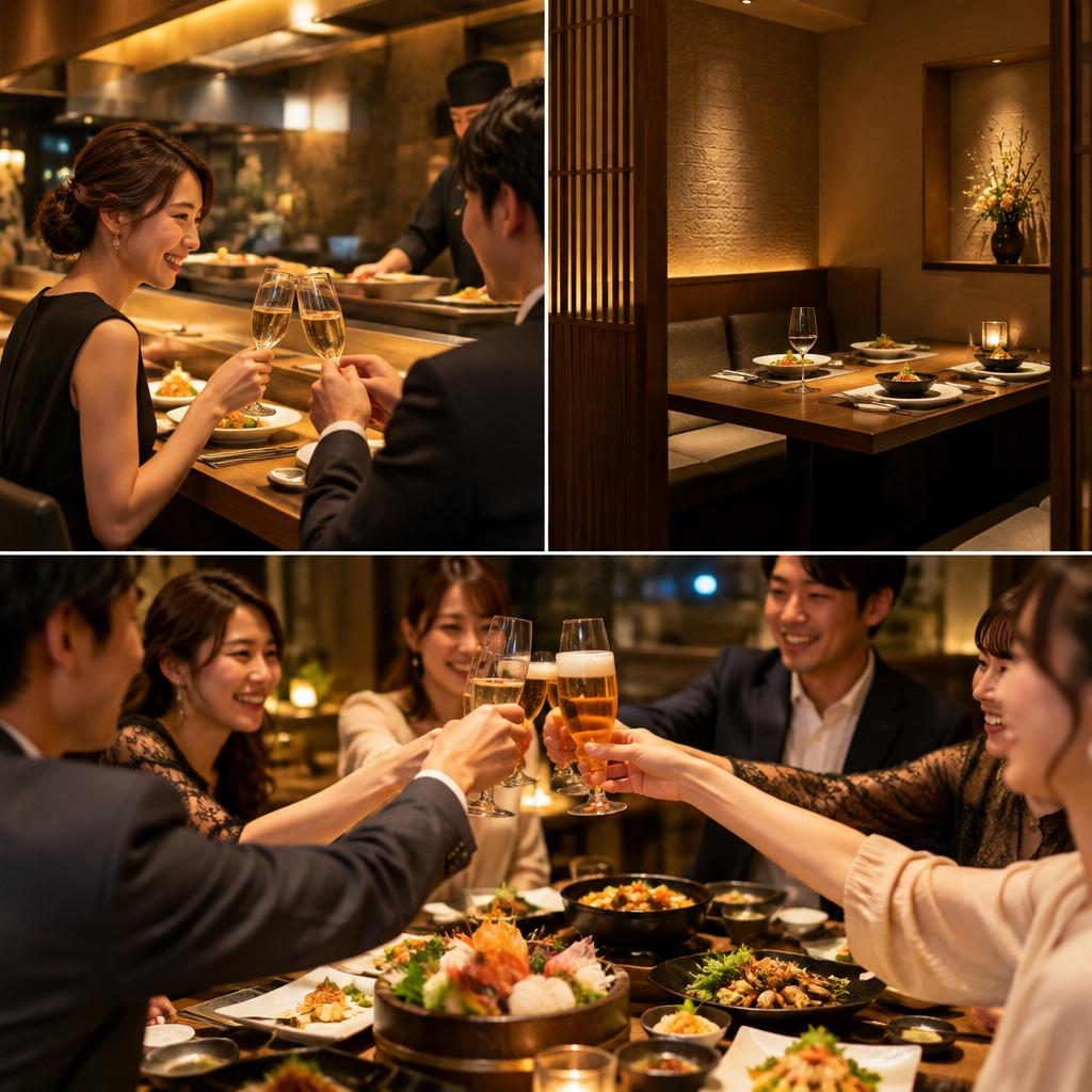 お祝いディナーもグループ宴会も、心に残る夜に