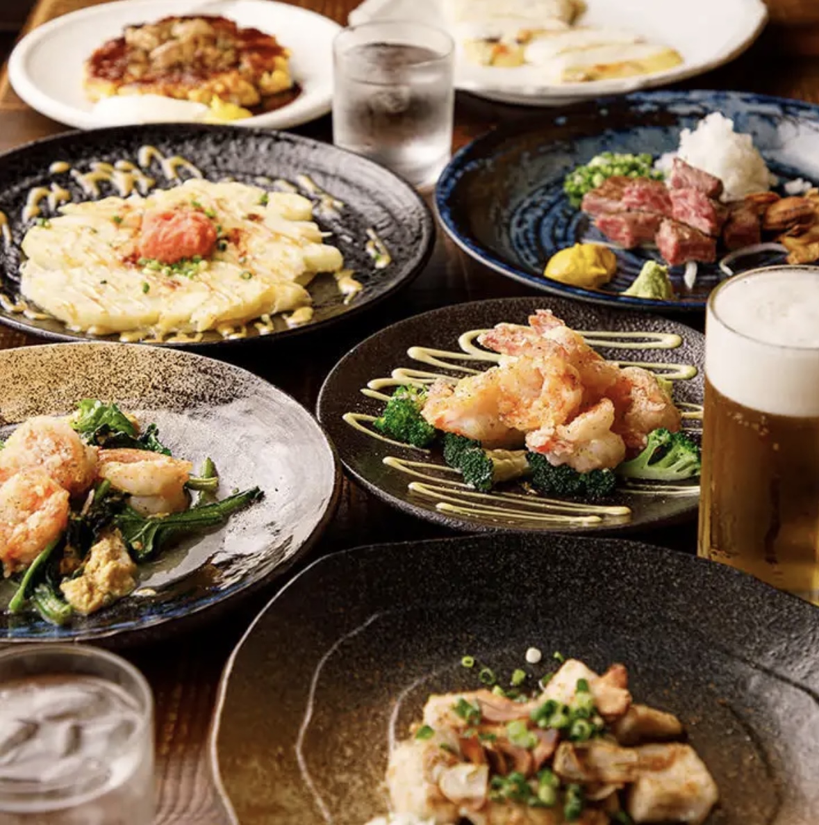 鉄板焼の贅沢を、個室でゆったり堪能。